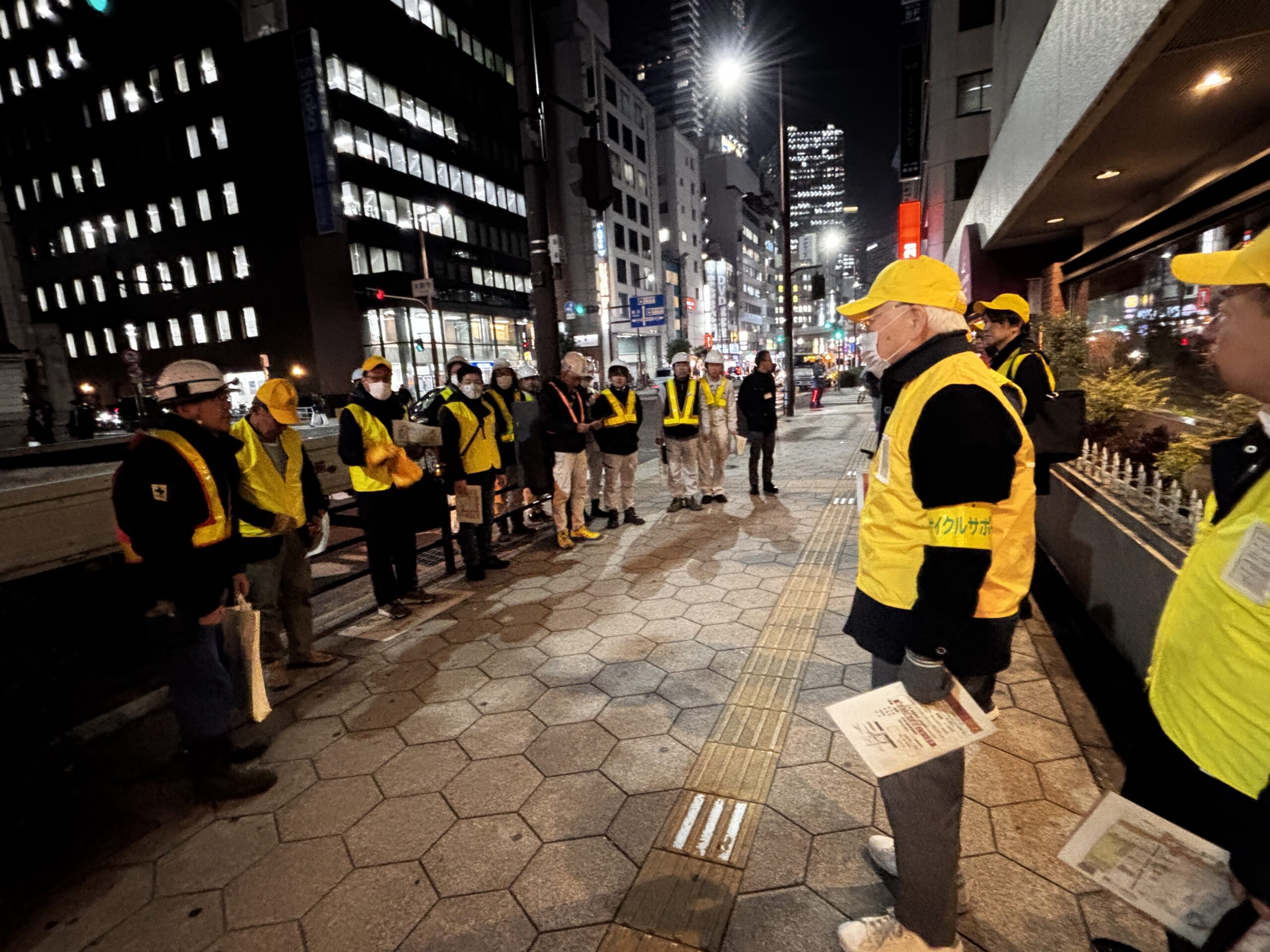 迷惑駐輪夜間撤去